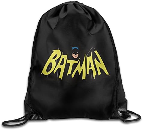 Cool Superhero Batman Sport Backpack Drawstring Print Bag