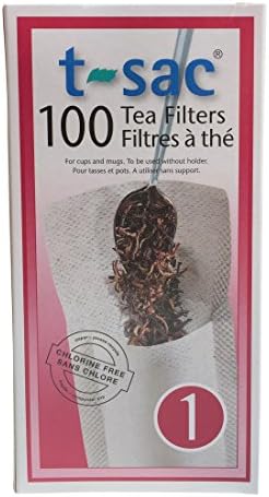 Modern Tea Filter Bags, Disposable Tea Infuser, Size 1, Set of 100 Filters - Heat Sealable, Natural, Easy to Use Anywhere, No Cleanup – Perfect for Teas, Coffee &amp; Herbs - from Magic Teafit