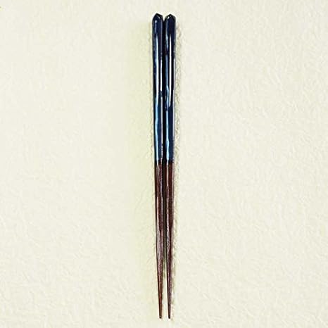 Amazon 高級 若狭塗箸 塗り箸 箸単品 田園23 0 ブルー 箸 オンライン通販