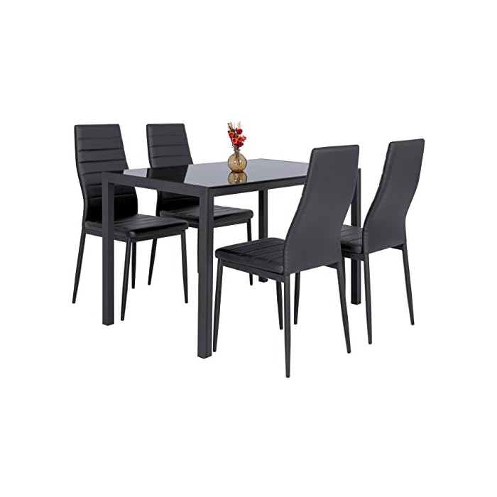 Best Choice Products 5Piece Kitchen Dining Table Set for Dining Room