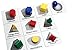 Geometric Solid Shapes Match with Matching Cards - Montessori 2 Part Card - Geometry Work