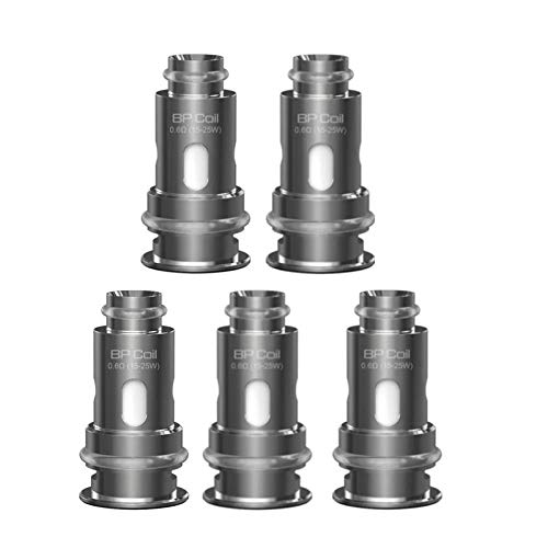 Aspire BP coils 0.6 ohm (5pcs) for Aspire BP60 and BP80 Pod Kits SmartGek Package - Nicotine Free