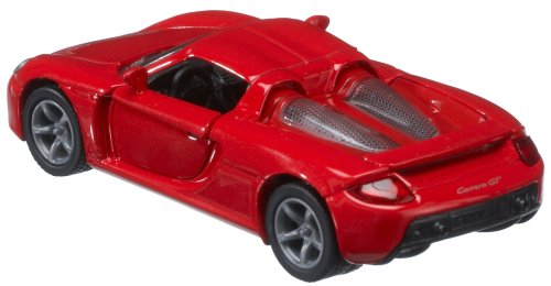 siku 1001, Porsche Carrera GT Sportwagen, Metall/Kunststoff, Rot, Öffenbare Türen, Spielzeugauto für Kinder – Bild 4