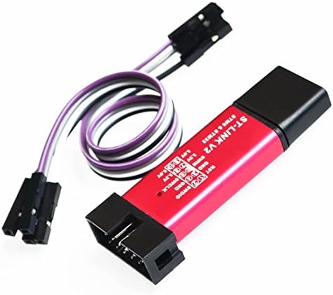 EASILYY ST-Link V2 stlink mini STM8STM32 STLINK simulator download programming With Cover