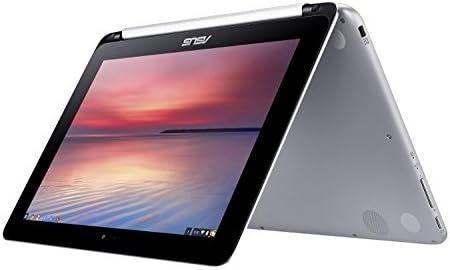 Asus Chromebook, Chrome OS, Rockchip RK3288C Quad-Core, 1.8 , Integrated Rockchip Mali T764, 16 GB, Silver, 10.1 (Certified Refurbished)