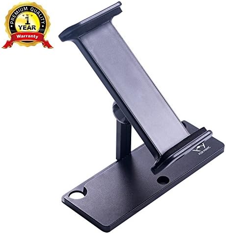 DJI Mavic Pro Tablet Holder Ipad Mount Aluminum-Alloy Foldable Stand Extender 4.7-7.5 Inches Snap On / Off Bracket for Mavic Remote Controller 360 Degrees Rotation (Black)