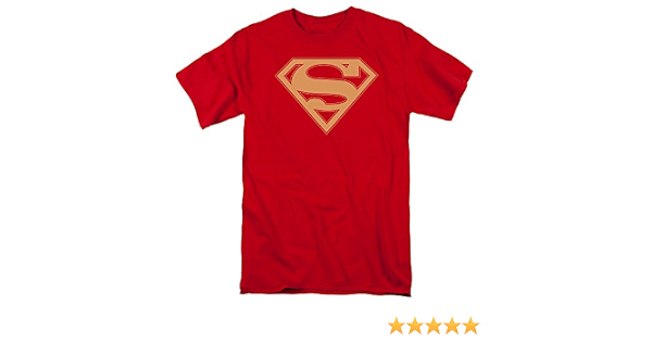 Superman - Red \u0026 Gold Shield T-Shirt 