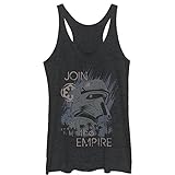 Star Wars Junior's Join the Empire Graphic T-Shirt, Black Heather, 2XL