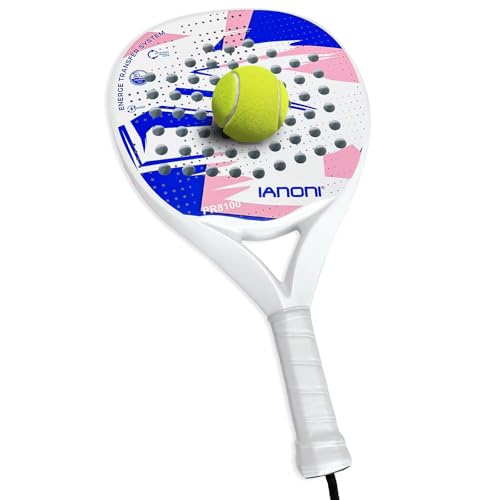 Premium Padel Racket, 100% Carbon Fiber