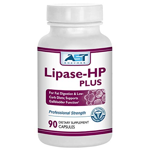 AST Enzymes LipaseHP Plus 90 Vegetarian Capsules Fat Digestion