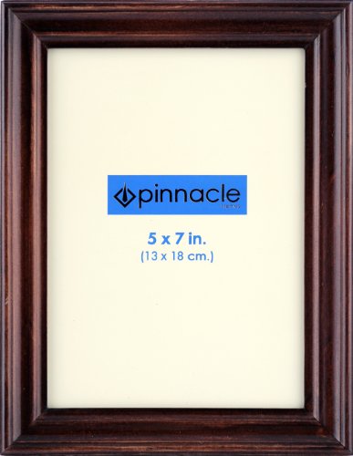 Pinnacle Frames Walnut Small Scoop Frame, 5 inch by 7 inch
