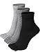 HASLRA Women's Excellent Stretch Premium Mini Crew & Midi Crew Toe Socks 3 Pairs