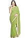 Shree Designer Sarees Women's Bedeck Cream & Blue Georgette On Net Saree