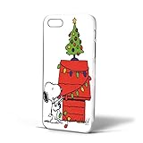 Snoopy Christmas Lights Tree for Iphone Case (iPhone 6s White)