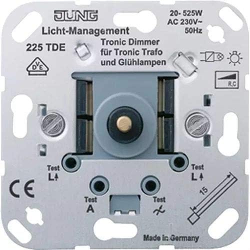 JUNG 225TDE Dimmer Tronic Giratorio con Conmutador: Amazon.es: Amazon.es