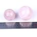 banshren Natural Carved 50mm Pink Rose Quartz Sphere Ball Healing Crystals