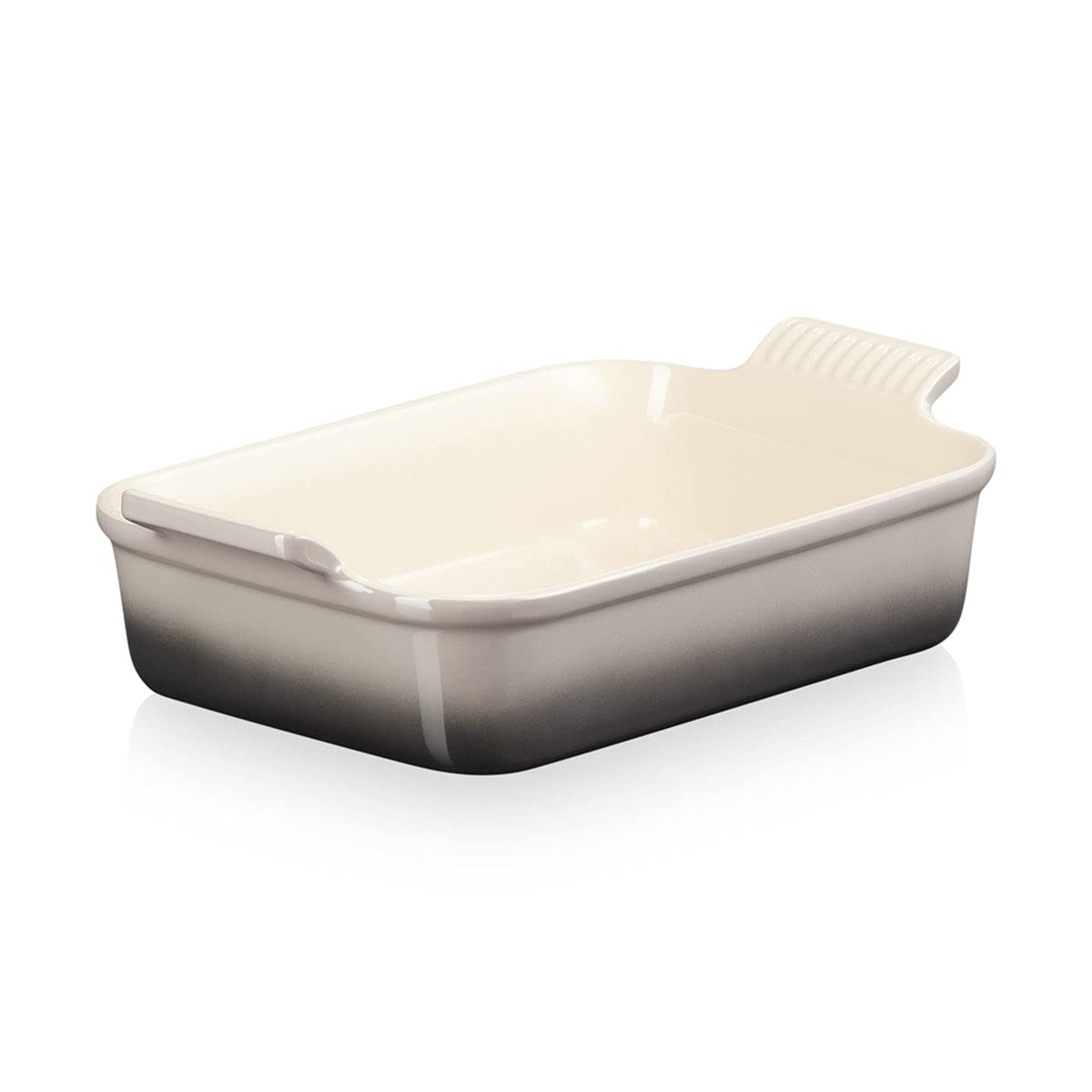 Le Creuset Heritage Rectangular Dish, Stoneware, 26 cm, 2.4 litres, Flint, 71102264440001