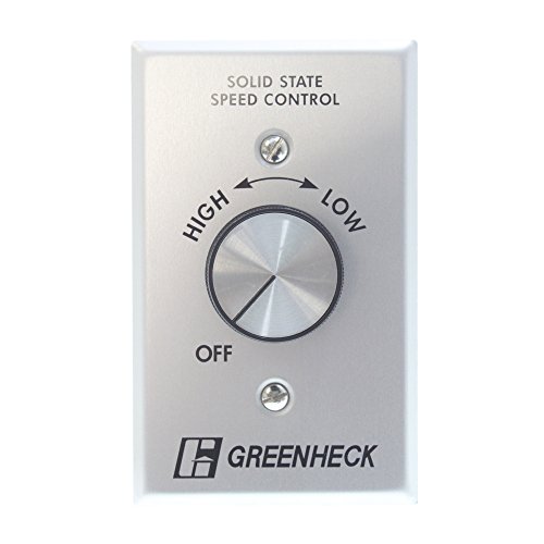 KB Electronics Model KBWC-15K (UR) Variable Speed Fan Control, Wall Mount, Rated 5.0 Amps @ 120 VAC for use with Shaded Pole and PSC Motors