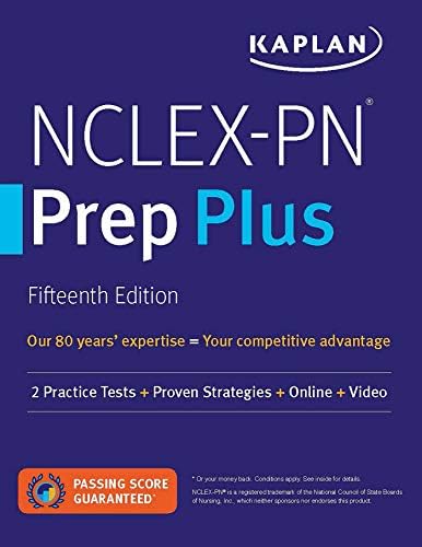 Kaplan NCLEX-PN Prep Plus: 2 Practice Tests + Proven Strategies + Online + Video