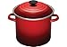Le Creuset Enamel-on-Steel 8-Quart Covered Stockpot, Cerise (Cherry Red)