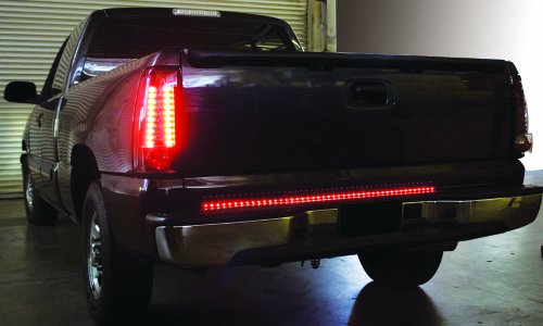 IPCW LEDB-60R 60" Crystal Clear LED Multi-Function Tailgate Light Bar with Reverse light - 1 Piece