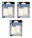 Shepherd Hardware 9435 Wedge-It White Plastic Shims, Sold as 3 Pack, 18 Count Total