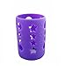 Savior Glass Baby Feeding Milk Bottle Sleeve Silicone Bottle Cover Protect Insulating (S 120ml, Purple)