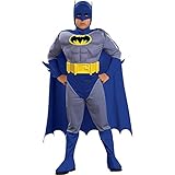 Batman Deluxe Muscle Chest Batman Child's Costume-Blue
