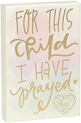 For This Child Barn Box Inspirational Sign Apparel