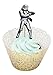 BETOP HOUSE Set of 24 Pieces Star Wars Theme Party Decorative Cupcake Topper for Kids Birthday Party