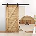 HIIMIEI Barn Door Floor Guides 2 Pack, Heavy Duty Sliding Barn Door Floor Guide Stay Roller Guide Flush to Floor