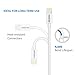 [Apple MFi Certified] Poweradd 8 Pin Lightning to USB Cable(3.3Feet 1.0 Meter) for iPhone 7/7Plus/6/6Plus/6S/6S Plus/5/5S/5C/SE, iPod Nano 7/iPod Touch 5, iPad Air/Air 2/Pro , iPad Mini- White