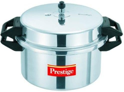 Prestige aluminum pressure cooker, 16 liters.