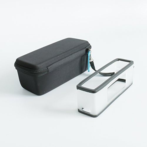 Banadim Hard Travel Carrying Case with Soft Cover for Bose Soundlink Mini I and Mini II Bluetooth Speaker (Black)
