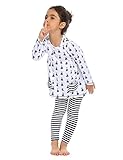 Arshiner Little Girls Outfits Cute Bunny Long Sleeve Top & Pants Clothes Set