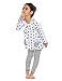 Arshiner Toddle Girls Kids Spring Autumn Long Sleeve Lovely Rabbits Stripes Printed 2 pcs Cotton Outfits Top Leggings Set