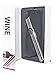 SILVER ONE Stainless Steel Gravity Wine Bottle Stand - Single Free Standing Bottle Holder