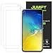 [3-Pack] Jumpy for Samsung Galaxy S10e Screen Protector, 9H Hardness Premium Tempered Glass with Lifetime Replacement.