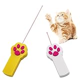 SOOKOO Pack of 2 Paw Style Cat Catch the Interactive LED Light Pointer Exercise Chaser Toy Pet Scratching Training Tool