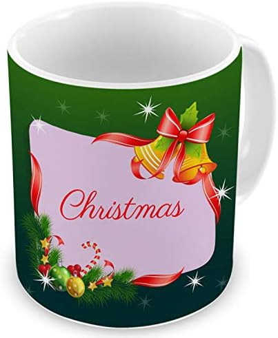 Gemshop Christmas Print Ceramic Coffee Mug 325 ml