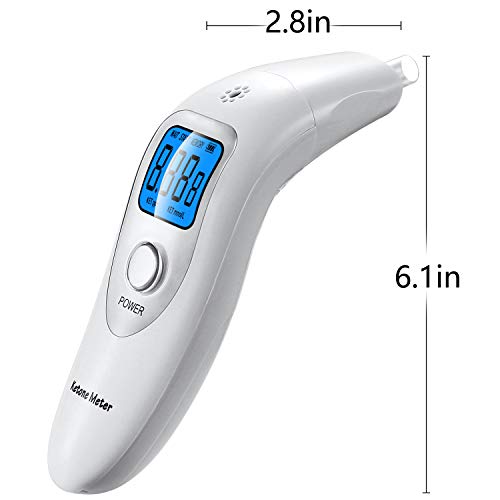 Anntoo Ketone Analyzer for Self-Ketosis Checking with 10pcs Replaceable Mouthpieces - Thumbnail 5