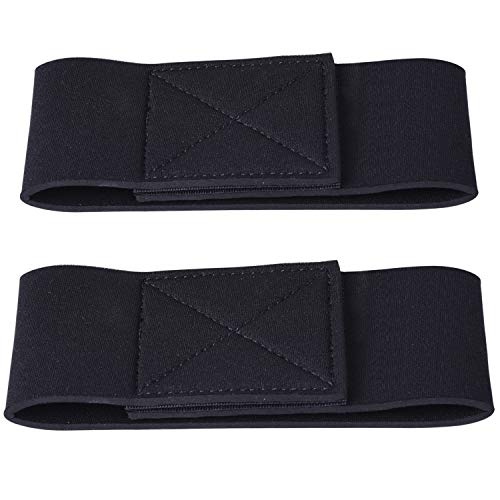 Wisdompro 1 Pair Neoprene Ankle Blousing Garters Trousers Boots Blousers Strap with Hook and Loop for Waders Fly Fishing Hunting Hiking Cycling Gardening Military Uniforms