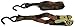 Highland (9211500) 6' Camo Ratchet Tie Down with Hooks - 4 pack