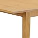 East West Furniture NFT-OAK-T Norfolk Kitchen Dining Table - a Rectangle Solid Wood Table Top with Butterfly Leaf, 32x54 Inch, OAK