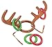 Fashionclubs Christmas Party Inflatable Reindeer Antler Hat Ring Toss Game