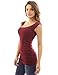PattyBoutik Women's Scoop Neck Ruched Tank Top