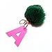 Em John Jewelry Letter Love Keychain & Bag Charm A-Green