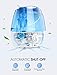 VicTsing Cool Mist Humidifier, Ultrasonic Humidifiers for Bedroom Baby, Premium Humidifying Unit with Whisper-Quiet Operation, Auto Shut-Off, 12-24 Hours Working Time (BPA-Free)