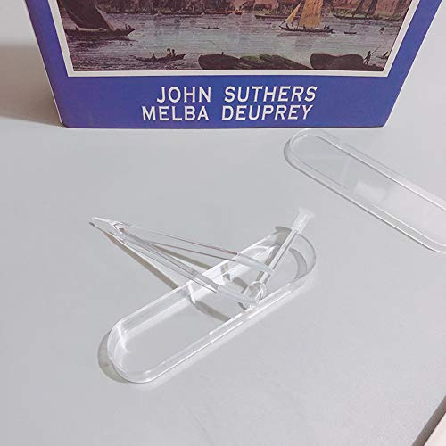 image for KISEER 5 Pack Clear Portable Travel Contact Lens Remover Tool Kit Eye 