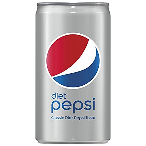 DIET PEPSI MINI CANS, 7.5 OUNCE, 6 COUNT